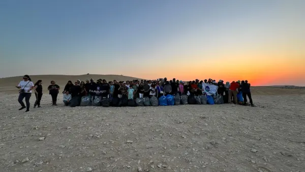 Action Over Throttles | DEAP Qatar Desert Cleanup Drive