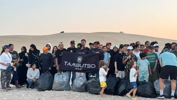 Action Over Throttles | DEAP Qatar Desert Cleanup Drive