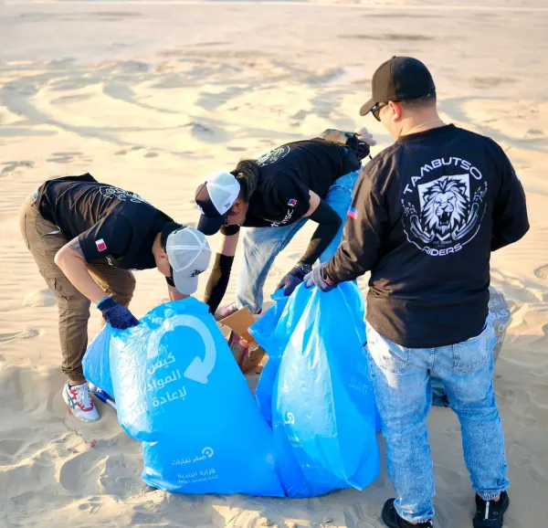 Action Over Throttles | DEAP Qatar Desert Cleanup Drive