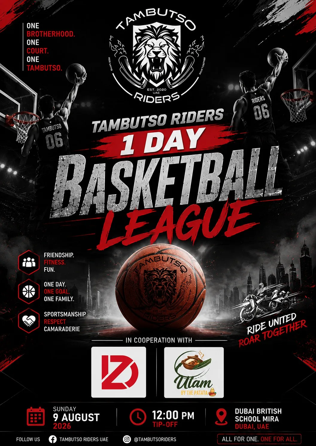 Trading Helmets for Hoops | 1st Tambutso Riders 1-Day Basketball League